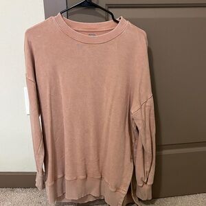 Aerie Blush Crew Neck Sweater